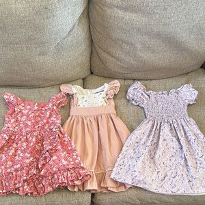 Floral and Pastel Kids Dress Set